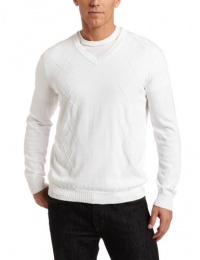 Perry Ellis Men's Argyle V-Neck Sweater Perry Ellis Men's Argyle V-Neck Sweater
