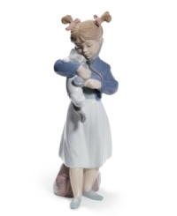 A young doctor prescribes lots of love and tummy rubs for her kitty in this adorable Lladro collectible, crafted of beautifully glazed porcelain. A young doctor prescribes lots of love and tummy rubs for her kitty in this adorable Lladro collectible, crafted of beautifully glazed porcelain.