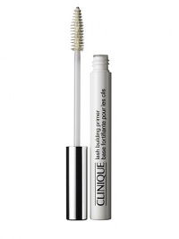 Lash conditioning undercoat boosts the benefits of Clinique mascaras. Unique polymer combination holds mascara to lashes for a longer, fuller look and extended wear. Moisturizing formula helps condtition and mend dry lashes. Opthamologist tested. Lash conditioning undercoat boosts the benefits of Clinique mascaras. Unique polymer combination holds mascara to lashes for a longer, fuller look and extended wear. Moisturizing formula helps condtition and mend dry lashes. Opthamologist tested.