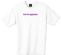feel the gigabytes 100% Cotton Unisex Tee with funny Beware of the Geek Joke Text feel the gigabytes 100% Cotton Unisex Tee with funny Beware of the Geek Joke Text