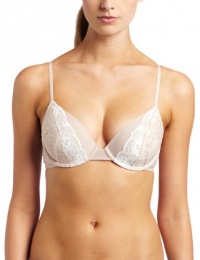 On Gossamer Women's Layered Luxe Lightly Lined Plunge Bra, Champagne/Pina Colada, 32B On Gossamer Women's Layered Luxe Lightly Lined Plunge Bra, Champagne/Pina Colada, 32B
