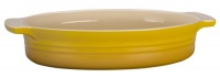 Le Creuset Stoneware 14-Inch Oval Baking Dish, Dijon Le Creuset Stoneware 14-Inch Oval Baking Dish, Dijon