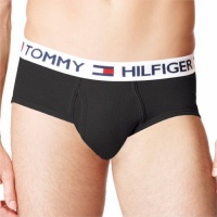Tommy Hilfiger Men's 5-Pk Underwear Classic 100% Cotton Seagull Briefs (Large) Tommy Hilfiger Men's 5-Pk Underwear Classic 100% Cotton Seagull Briefs (Large)