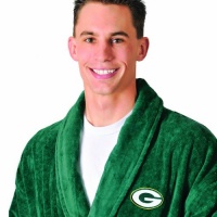 NFL Green Bay Packers Cotton Robe (Green, One Size) NFL Green Bay Packers Cotton Robe (Green, One Size)