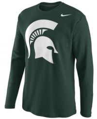 Keep the momentum moving forward with a show of support for your favorite team in this Michigan State Spartans NCAA thermal shirt. Keep the momentum moving forward with a show of support for your favorite team in this Michigan State Spartans NCAA thermal shirt.