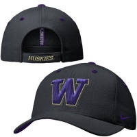 Nike Washington Huskies Black Wool Classic II Hat Nike Washington Huskies Black Wool Classic II Hat