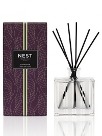 Anjou pear and fresh ozonic watery notes are infused with the essence of wasabi. NEST Fragrances Reed Diffusers are carefully crafted with the highest quality fragrance oils and are designed to continuously fill your home with a lush, memorable fragrance. The alcohol-free formula releases fragrance slowly and evenly into the air for approximately 90 days. To intensify the fragrance, occasionally flip the reeds over. 5.9 oz. Anjou pear and fresh ozonic watery notes are infused with the essence of wasabi. NEST Fragrances Reed Diffusers are carefully crafted with the highest quality fragrance oils and are designed to continuously fill your home with a lush, memorable fragrance. The alcohol-free formula releases fragrance slowly and evenly into the air for approximately 90 days. To intensify the fragrance, occasionally flip the reeds over. 5.9 oz.