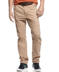 Rough up your look this summer with these ruggedly cool cargo pants from Armani Jeans. Rough up your look this summer with these ruggedly cool cargo pants from Armani Jeans.