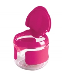 For every baby on board and every mom on the go, this flip-top snack cup brings smile on the road, keeping goodies and treats in little hands. Made for adventurous toddlers with a non-slip grip and easy-access opening. Lifetime warranty. For every baby on board and every mom on the go, this flip-top snack cup brings smile on the road, keeping goodies and treats in little hands. Made for adventurous toddlers with a non-slip grip and easy-access opening. Lifetime warranty.