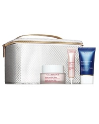 Early wrinkles stand corrected with three line-chasing treatments that help neutralize the harmful effects of fatigue, pollution and UV stress. Set includes: Full-Size Multi-Active Day Early Wrinkle Correction Cream Travel-Size Multi-Active Night Youth Recovery Comfort CreamTravel-Size Multi-Active Skin Renewal Serum Early wrinkles stand corrected with three line-chasing treatments that help neutralize the harmful effects of fatigue, pollution and UV stress. Set includes: Full-Size Multi-Active Day Early Wrinkle Correction Cream Travel-Size Multi-Active Night Youth Recovery Comfort CreamTravel-Size Multi-Active Skin Renewal Serum