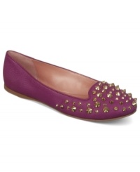 Embrace the season's trendiest detail. The Benny smoking flats by Fergie will brighten up your look with color and studded shine. Embrace the season's trendiest detail. The Benny smoking flats by Fergie will brighten up your look with color and studded shine.