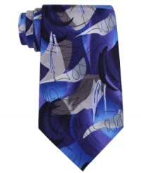 Add a note of artistic elegance to your outfit with this graphic tie from Jerry Garcia. Add a note of artistic elegance to your outfit with this graphic tie from Jerry Garcia.