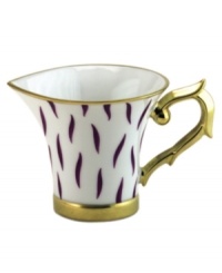The lushness of flowers and vines, brought to your table. The Bernardaud Frivole creamer (not shown) boasts a refined pattern and distinctive gold band rim. The lushness of flowers and vines, brought to your table. The Bernardaud Frivole creamer (not shown) boasts a refined pattern and distinctive gold band rim.