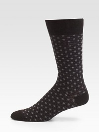 A classic check print with logo embroidery adorns these comfortable, stretch cotton socks.Mid-calf height52% cotton/30% modal/16% polyamide/2% elastaneMachine washMade in Italy A classic check print with logo embroidery adorns these comfortable, stretch cotton socks.Mid-calf height52% cotton/30% modal/16% polyamide/2% elastaneMachine washMade in Italy