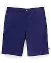 Handsome and relaxed shorts from Zero Restriction for impromptu backyard hangouts or weekend brunch downtown.