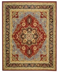Safavieh's Lyndhurst collection offers the beauty and painstaking detail of traditional Persian and European styles with the ease of polypropylene. With a symphony of florals, vines and latticework detailing, these beautiful rugs bring warmth and life to any room. Polypropylene resists stains, keeping rugs pristine for years to come. Royal red, navy and slate grey tones heighten the drama of this striking rug. A diamond pattern at the center and ornate detailing throughout the rug create a picture of elegance. (Clearance) Safavieh's Lyndhurst collection offers the beauty and painstaking detail of traditional Persian and European styles with the ease of polypropylene. With a symphony of florals, vines and latticework detailing, these beautiful rugs bring warmth and life to any room. Polypropylene resists stains, keeping rugs pristine for years to come. Royal red, navy and slate grey tones heighten the drama of this striking rug. A diamond pattern at the center and ornate detailing throughout the rug create a picture of elegance. (Clearance)