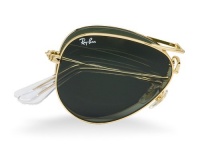 Ray Ban RB3479 Folding Aviator Sunglasses - 001 Arista (G-15XLT Lens) - 58mm Ray Ban RB3479 Folding Aviator Sunglasses - 001 Arista (G-15XLT Lens) - 58mm