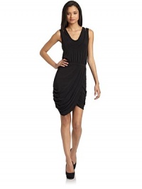 THE LOOKLayered designPullover styleDouble scoopneckSleevelessGathered detailsBanded gathered waistRuched and pleated detailsBack crisscross straps with keyhole detailTHE FITAbout 33 from shoulder to hemTHE MATERIAL95% polyester/5% spandexCARE & ORIGINHand washImportedModel shown is 5'10 (177cm) wearing US size Small. THE LOOKLayered designPullover styleDouble scoopneckSleevelessGathered detailsBanded gathered waistRuched and pleated detailsBack crisscross straps with keyhole detailTHE FITAbout 33 from shoulder to hemTHE MATERIAL95% polyester/5% spandexCARE & ORIGINHand washImportedModel shown is 5'10 (177cm) wearing US size Small.