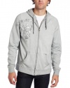 Marc Ecko Cut & Sew Men's Snow Wash Large Shear Hoody Sweater