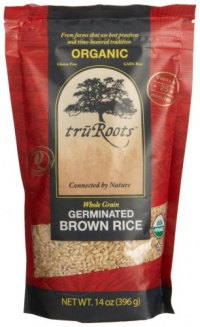truRoots Organic Germinated Brown Rice, 14-Ounce Pouches (Pack of 6) truRoots Organic Germinated Brown Rice, 14-Ounce Pouches (Pack of 6)