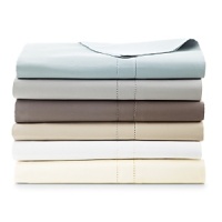 Pure luxury in 800-thread count Egyptian cotton with double hemstitch detail. Imported. Pure luxury in 800-thread count Egyptian cotton with double hemstitch detail. Imported.