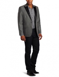 Perry Ellis Men's Slim Fit Brushed Twill Tuxedo Jacket Perry Ellis Men's Slim Fit Brushed Twill Tuxedo Jacket