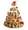 Dress My Cupcake Madison Modern Metal Cupcake Stand - Round 5 Tiered White - Stands, Displays, Trees for Cakes & Desserts