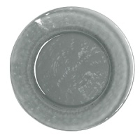 A lightly hammered texture embellishes the colored glass of this salad plate from Artland, for timelessly elegant artisanal style. A lightly hammered texture embellishes the colored glass of this salad plate from Artland, for timelessly elegant artisanal style.