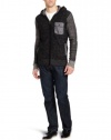 Marc Ecko Cut & Sew Men's Marled Zip Sweater Hoodie