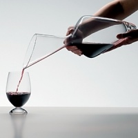 Riedel's artistically crafted 'Tyrol' decanter assists in the wine's full development and optimizes the wine's clarity and brilliance. Riedel's artistically crafted 'Tyrol' decanter assists in the wine's full development and optimizes the wine's clarity and brilliance.