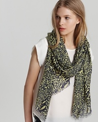 Go wild for this leopard print scarf from DIANE von FURSTENBERG. Go wild for this leopard print scarf from DIANE von FURSTENBERG.
