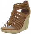 DV by Dolce Vita Women's Tatiana Wedge Sandal, Cognac, 9 M US