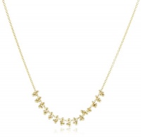 Mizuki 14k Cable Chain Necklace with Gold Beads Mizuki 14k Cable Chain Necklace with Gold Beads