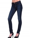 J Brand Womens 811 Mid Rise Skinny in Dark Vintage - Dark vintage - 27