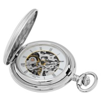 Charles-Hubert, Paris Satin Finish Mechanical Pocket Watch Charles-Hubert, Paris Satin Finish Mechanical Pocket Watch
