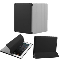 KHOMO ® DUAL Grey Case Polyurethane Smart Cover FRONT + Hard Rubberized Poly-carbonate BACK Protector for Apple iPad 2 , iPad 3 & iPad 4 (The new iPad HD) KHOMO ® DUAL Grey Case Polyurethane Smart Cover FRONT + Hard Rubberized Poly-carbonate BACK Protector for Apple iPad 2 , iPad 3 & iPad 4 (The new iPad HD)