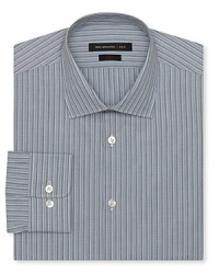 Smartly striped and tailored for a modern, slim fit, this fine dress shirt brings refined polish to your work week. Smartly striped and tailored for a modern, slim fit, this fine dress shirt brings refined polish to your work week.