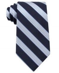 Start climbing the ladder in diagonal statement stripes from Tommy Hilfiger. Start climbing the ladder in diagonal statement stripes from Tommy Hilfiger.