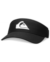 This visor from Quiksilver is funky alternative to your regular baseball hat style. This visor from Quiksilver is funky alternative to your regular baseball hat style.