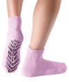 Non Skid/Slip Socks - Hospital Socks - Slipper Socks for Women and Men - Baby Pink