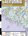 Streetwise California Map - Laminated State Road Map of California