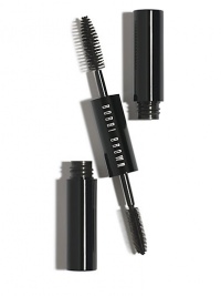 Designed to be layered, this two-in-one duo features Everything Mascara for definition and Lash Glamour Mascara for length. It's Bobbi's secret to megawatt lashes and part of her Caviar & Oyster Collection. To apply: First, brush on Everything Mascara from base of lashes to the tips. Next, apply Lash Glamour Mascara. Let each mascara dry between coats. 