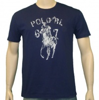 Polo Ralph Lauren Big Pony Men's T-Shirt Navy Polo Ralph Lauren Big Pony Men's T-Shirt Navy