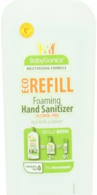 BabyGanics Alchohol Free Foaming Hand Sanitizer Refill, 16-Fluid Ounce Bottle BabyGanics Alchohol Free Foaming Hand Sanitizer Refill, 16-Fluid Ounce Bottle
