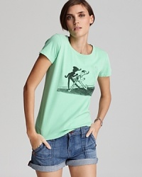Patterson J. Kincaid collaborates with Disney to create this graphic tee, a playful addition to your summer line-up. Patterson J. Kincaid collaborates with Disney to create this graphic tee, a playful addition to your summer line-up.
