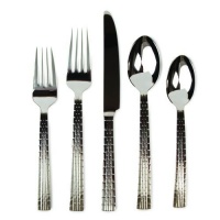 Lauren by Ralph Lauren Watchband Stainless Steel 18/10 Flatware; 5 Piece Place Setting Lauren by Ralph Lauren Watchband Stainless Steel 18/10 Flatware; 5 Piece Place Setting