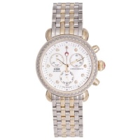 Michele Women's 'CSX-36' Diamond Two-tone Chronograph Watch MW03M01C5046