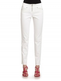 THE LOOKBanded waistZip fly closureAngled pocketsAngled zipTHE FITRise, about 7Inseam, about 30THE MATERIAL95% cotton/5% elastaneCARE & ORIGINMachine washMade in ItalyModel shown is 5'9½ (176cm) wearing US size 4. THE LOOKBanded waistZip fly closureAngled pocketsAngled zipTHE FITRise, about 7Inseam, about 30THE MATERIAL95% cotton/5% elastaneCARE & ORIGINMachine washMade in ItalyModel shown is 5'9½ (176cm) wearing US size 4.