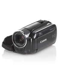Capture all your memories with the High Definition Canon camcorder with 28x advanced zoom, 20x optical zoom and whopping 8GB of built-in memory. Capture all your memories with the High Definition Canon camcorder with 28x advanced zoom, 20x optical zoom and whopping 8GB of built-in memory.