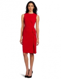 Calvin Klein Women's Side Ruffle Dress Calvin Klein Women's Side Ruffle Dress